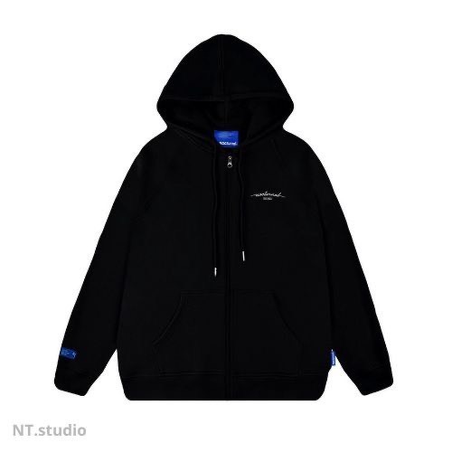 Áo Hoodie Zip Signature Basic Nỉ bông Cotton 100% Unisex Local Brand