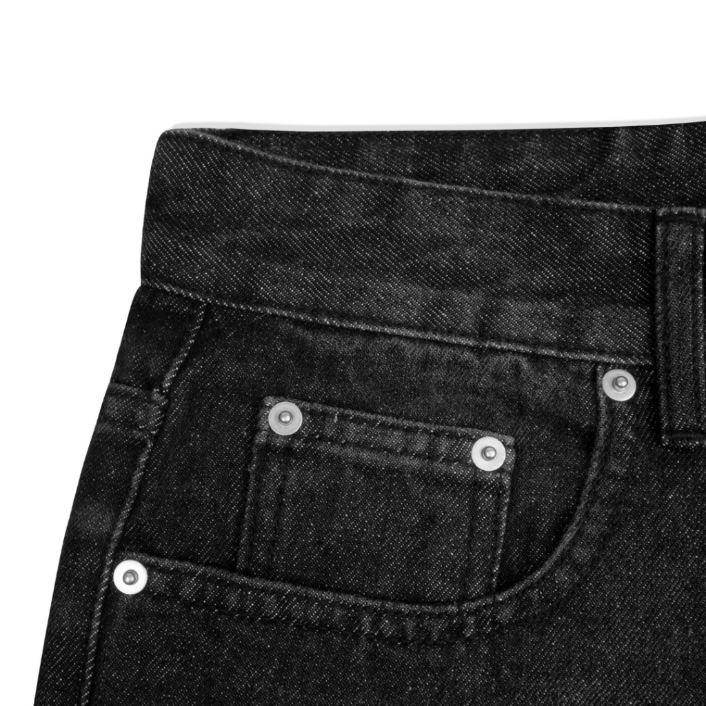 Quần Jeans Levents Classic Wash Straight/Black