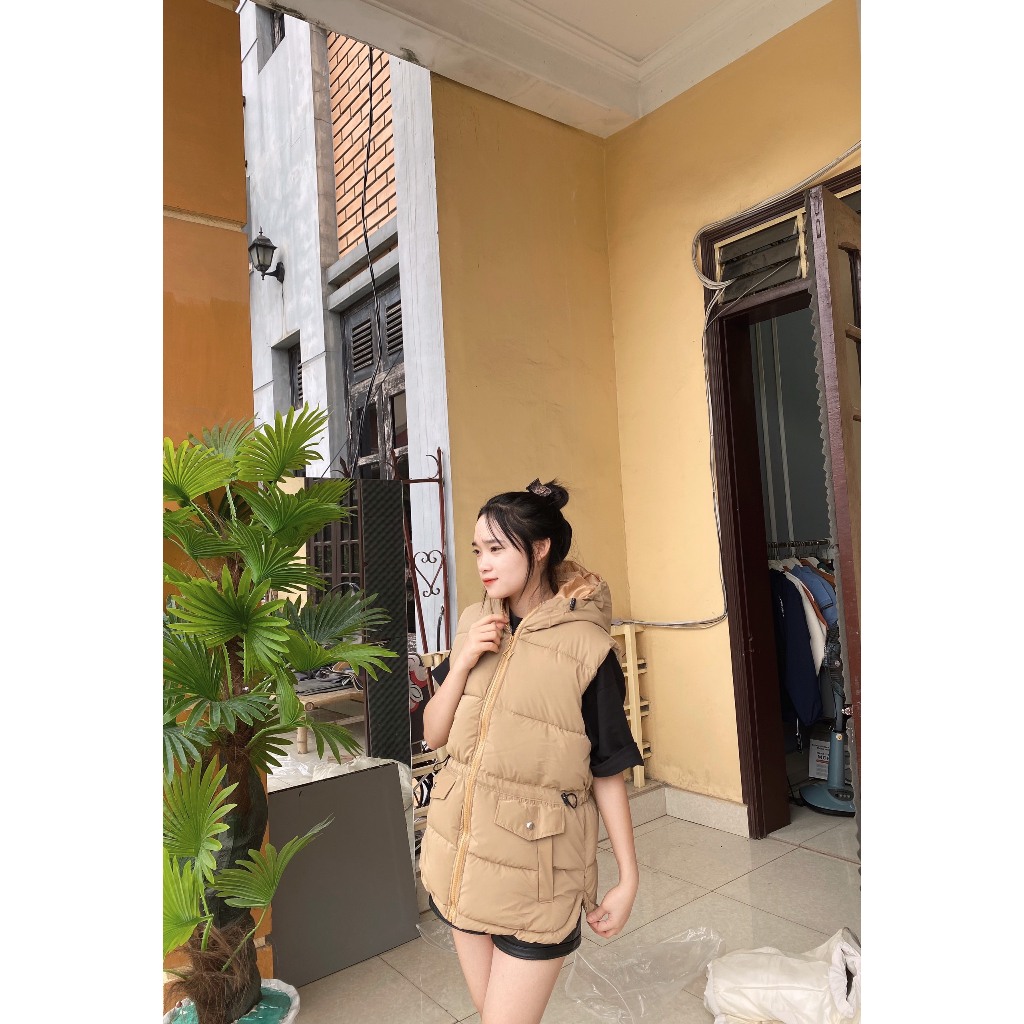 Áo phao Free size 38-60kg dài tay và gile