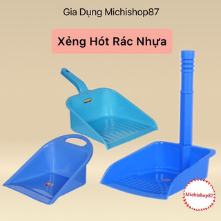 Xẻng hót rác có quai cầm nhựa Việt Nhật, Ky hót rác nhựa bền đẹp