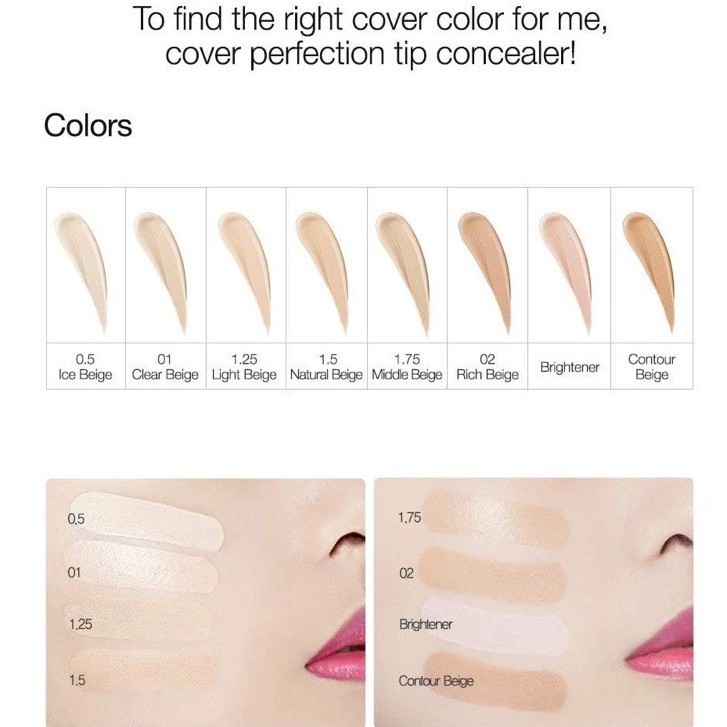 Kem Che Khuyết Điểm The Saem Cover Perfection Tip Concealer SPF28 PA+ 6.5g