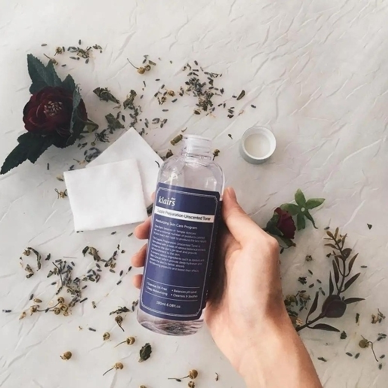 Nước hoa hồng không mùi dưỡng ẩm da và làm mềm da Klairs Supple Preparation Unscented 180ml