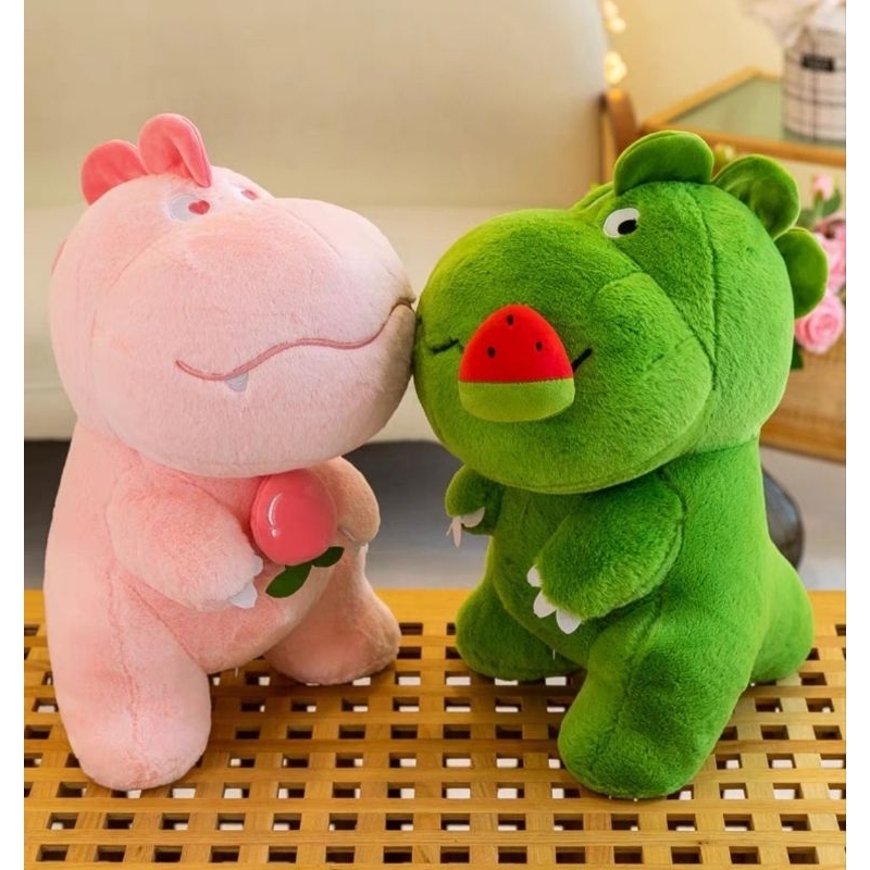 Gấu bông ❤️ Khủng long ❤️ Khủng long dưa hấu hàng nhập cao cấp bông mịn tròn siêu dễ thương !! FREE GÓI QUÀ