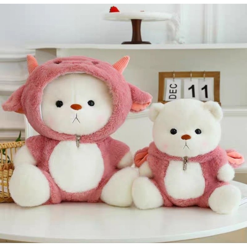 Gấu bông ❤️ Teddy lena mặc áo khoác  ❤️ Hàng nhập cao cấp bông mịn tròn way siêu dễ thương !! FREE GÓI QUÀ