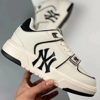 Giày thể thao sneaker m.l.b chunky nam nữ cao cấp giày ny trắng độn đế tăng chiều cao full size nam nữ