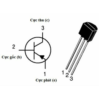 10 con transistor 2n5401 2n5551 5401 5551 chân thẳng