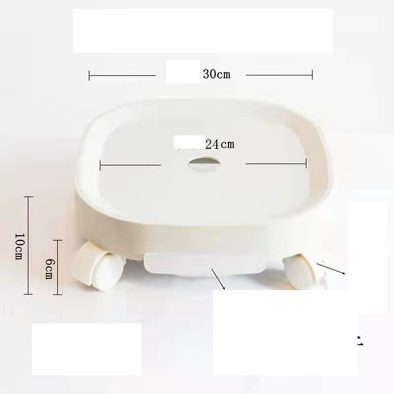 Đế kê chậu cây, đế lót chậu hoa, cây cảnh có bánh xe di chuyển đa năng, khay hứng nước tiện lợi