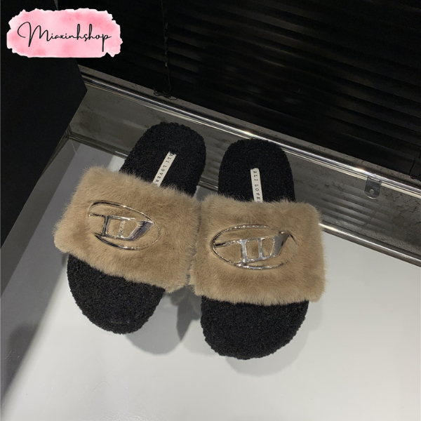 Dép lông nữ dép lê bông LOẠI 1 FULL HỘP đi mùa thu đông êm chân dành cho nữ
