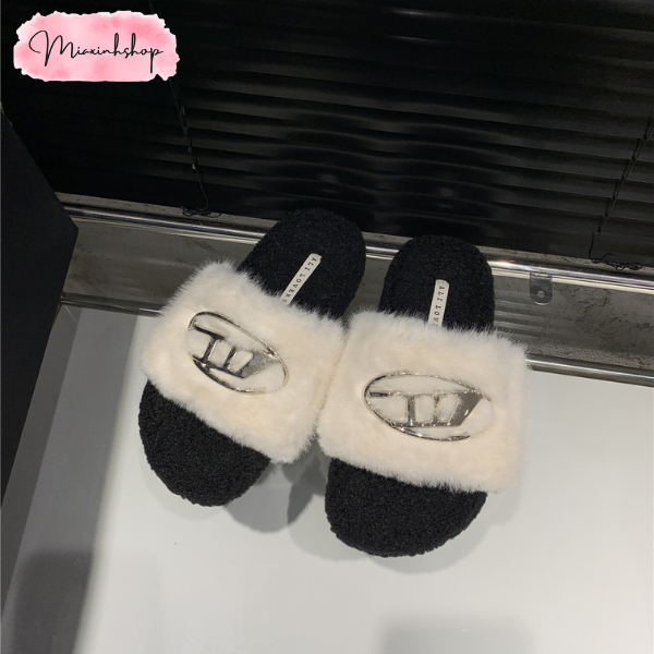 Dép lông nữ dép lê bông LOẠI 1 FULL HỘP đi mùa thu đông êm chân dành cho nữ