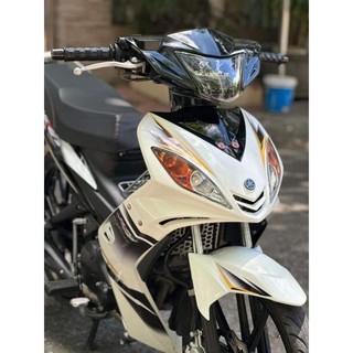 Tem rời 3 lớp ex 135 - 2010 - mẫu tem chế zin chỉ vàng dán xe trắng đen đẹp