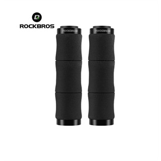 Tay nắm Rockbros Q131025YH mút xốp siêu êm cho xe đạp tay ngang