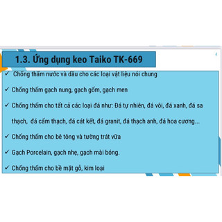 Keo Chống Thấm TAIKO PU95