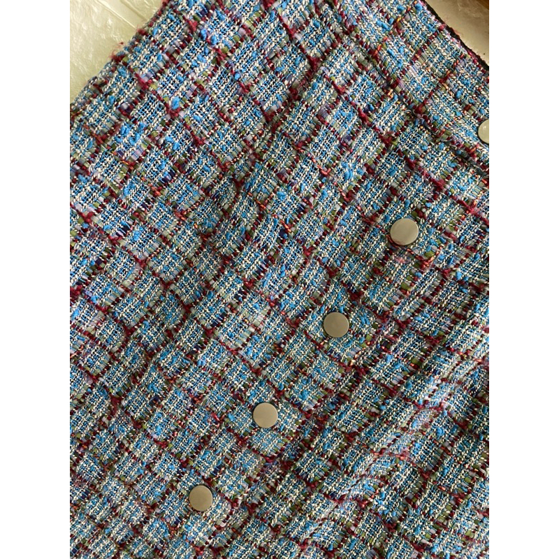 Chân váy tweed xịn. Số đo kèm trên ảnh.