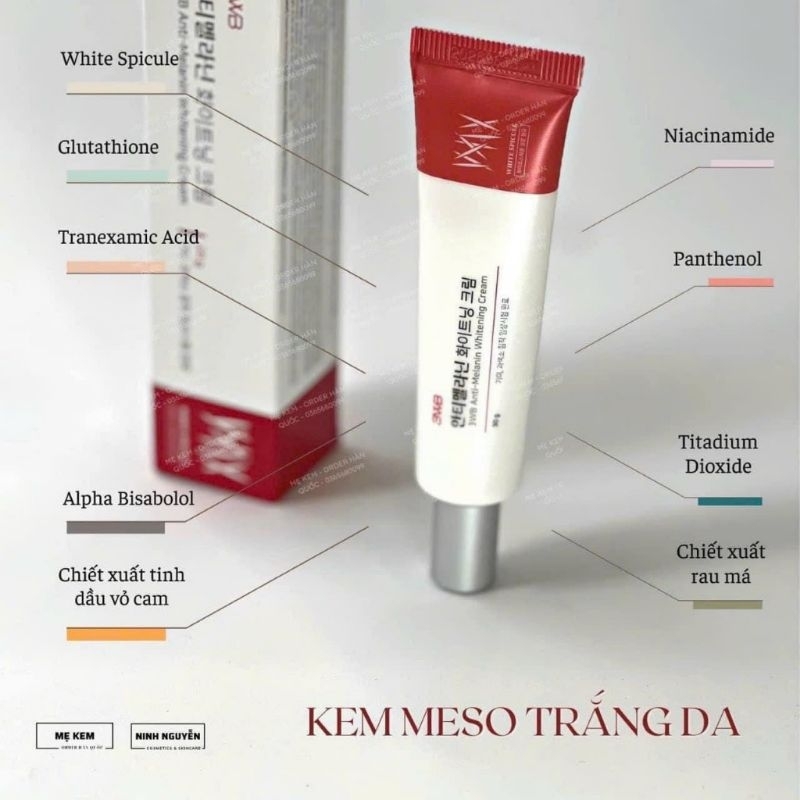 Kem dưỡng Trắng Meso
