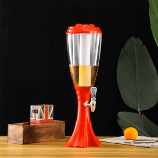 Tháp Bia 2 lít HC18 có đèn led vòi rót giữ bia lạnh lâu cho nhà hàng, quán bar, pub