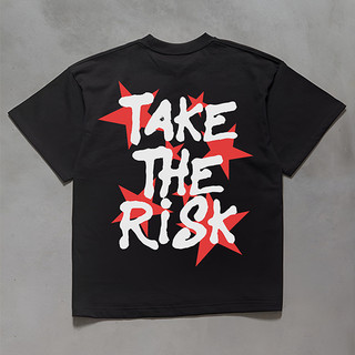 Áo thun Eddie TAKE THE RISK Black/White 250gsm