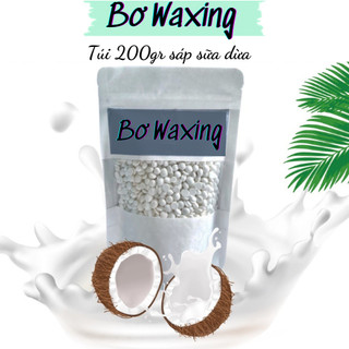  Túi 200gr sáp wax lông nóng cao cấp Hard wax beans siêu bám lông nhiều màu tặng kèm que gỗ  che tên  