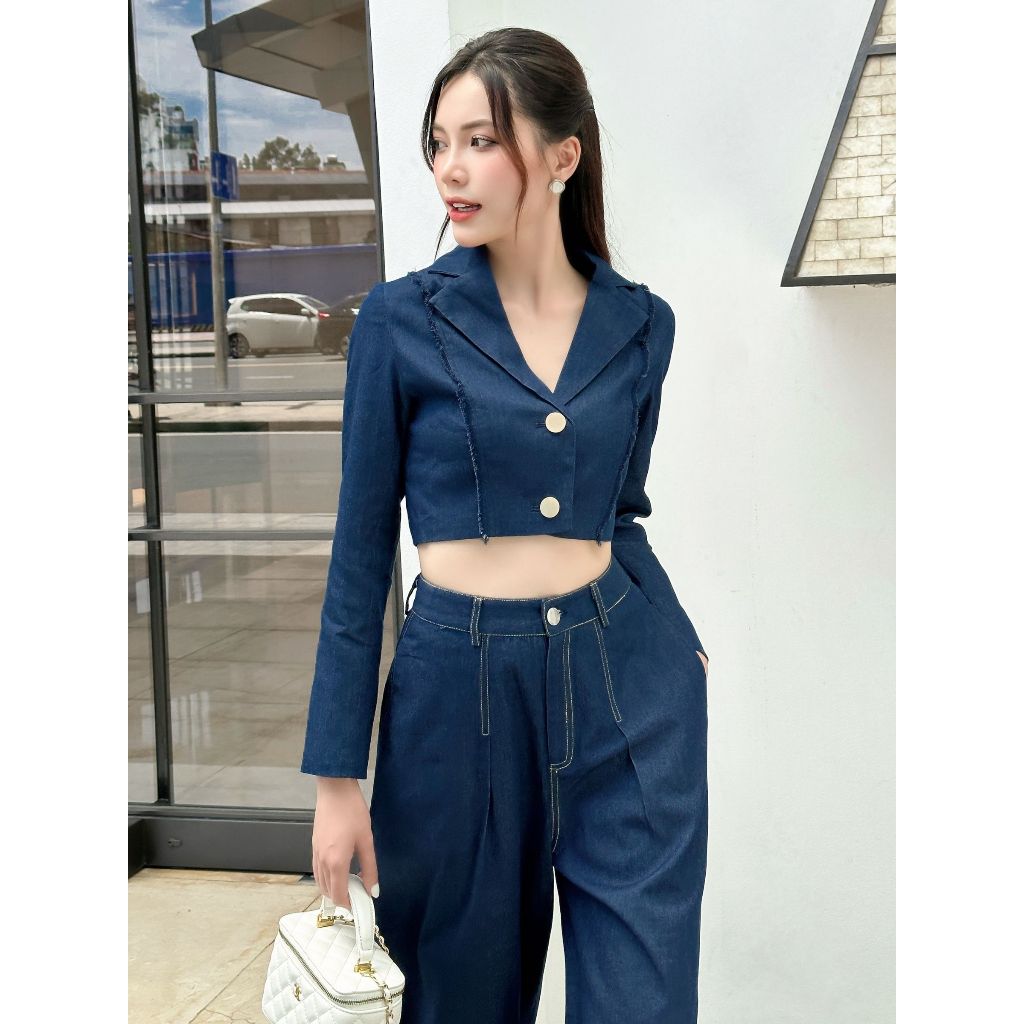 SALE UP TO 50% + VC 200K || JOVEN Quần Denim Jeff Dáng Ống Rộng Trẻ Trung Thanh Lịch