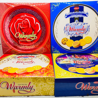 Bánh Warmly Classis Hộp Thiếc 350g Kèm Túi