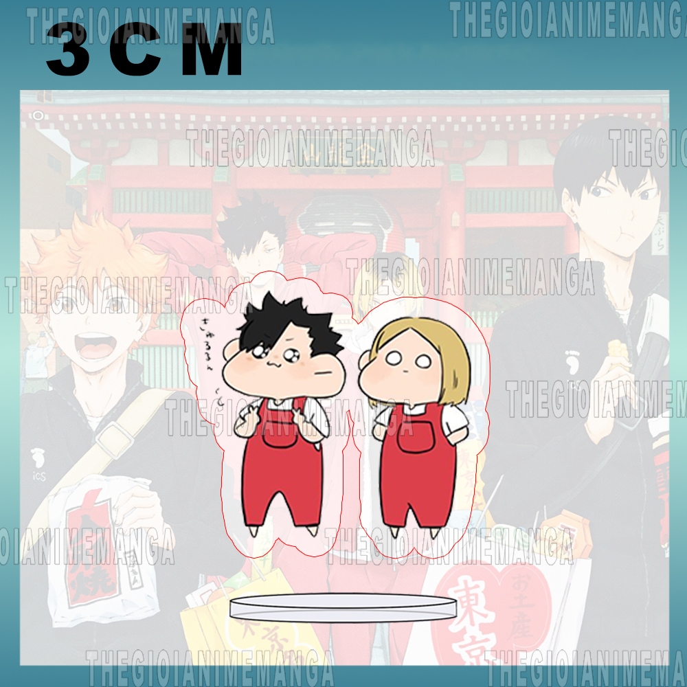 Mô hình Standee HAIKYUU! ver MẮT TRÒN Vua Bóng Chuyền mica acrylic anime chibi trưng bày