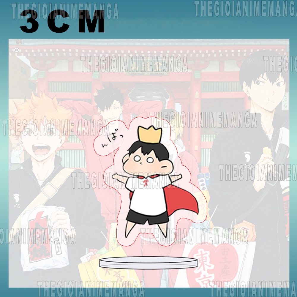 Mô hình Standee HAIKYUU! ver MẮT TRÒN Vua Bóng Chuyền mica acrylic anime chibi trưng bày