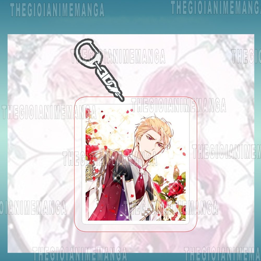 Móc khóa KẾT CỤC CỦA KẺ PHẢN DIỆN CHỈ CÓ THỂ LÀ CÁI CHẾT mica trong acrylic in hình anime chibi quà tặng độc đáo