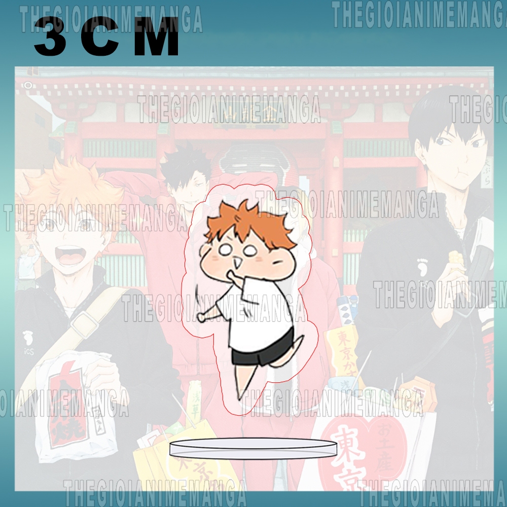 Mô hình Standee HAIKYUU! ver MẮT TRÒN Vua Bóng Chuyền mica acrylic anime chibi trưng bày