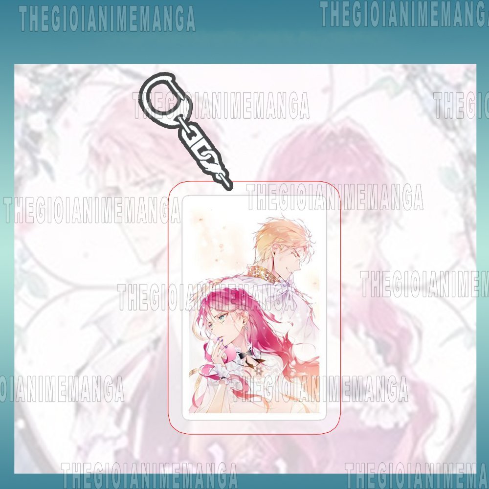 Móc khóa KẾT CỤC CỦA KẺ PHẢN DIỆN CHỈ CÓ THỂ LÀ CÁI CHẾT mica trong acrylic in hình anime chibi quà tặng độc đáo