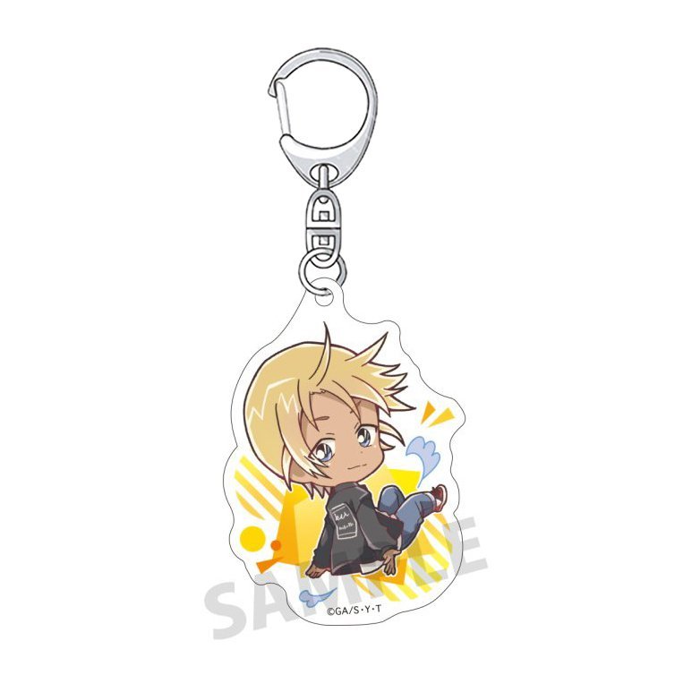 Móc khóa DETECTIVE CONAN ver NỀN GÁCH Thám tử lừng danh in hình anime chibi mica trong acrylic keyring dễ thương