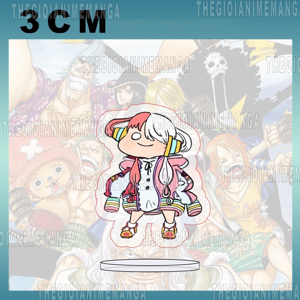 Mô hình Standee ONE PIECE ver MẮT TRÒN Đảo hải tặc anime tượng mica acrylic chibi xinh xắn