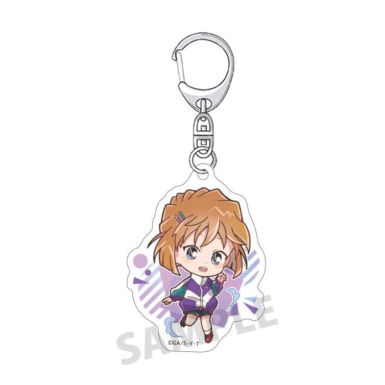 Móc khóa DETECTIVE CONAN ver NỀN GÁCH Thám tử lừng danh in hình anime chibi mica trong acrylic keyring dễ thương