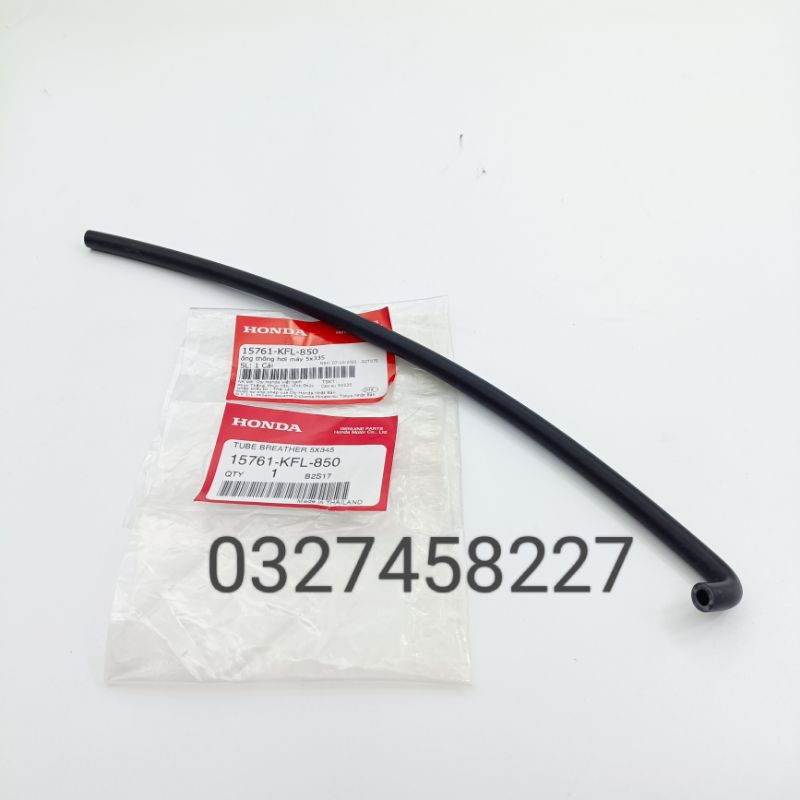 Ống thông hơi máy xe WAVE thái 110, FUTURE 1 zin Honda 5x345