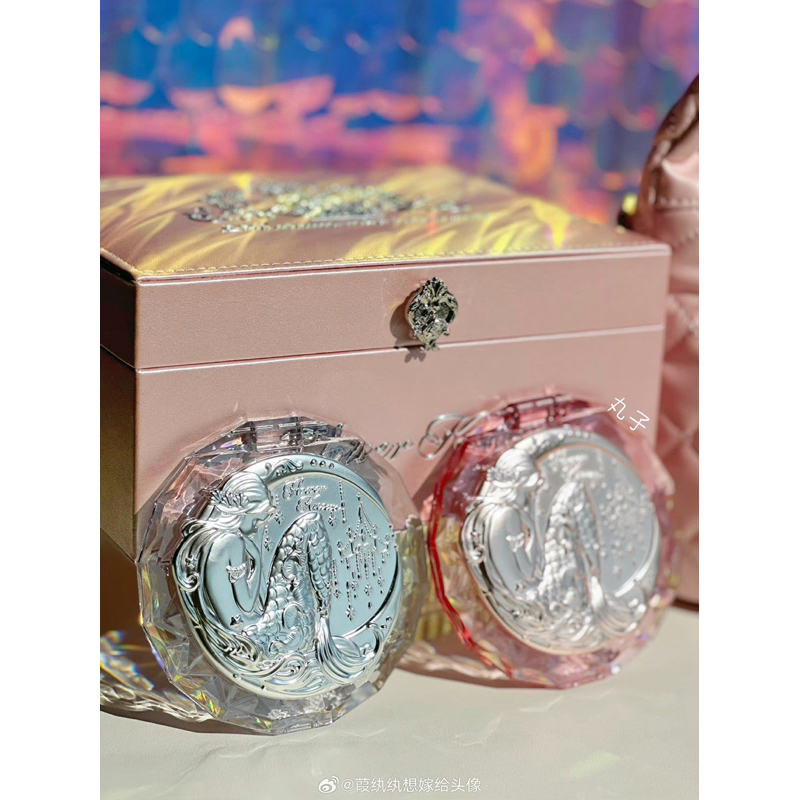 Gương Trang Điểm Kỷ Niệm 7 Năm Flower Knows Hình Hoa Xinh Xắn/Gương gập Tiên Cá Mermaid 7th anniversary