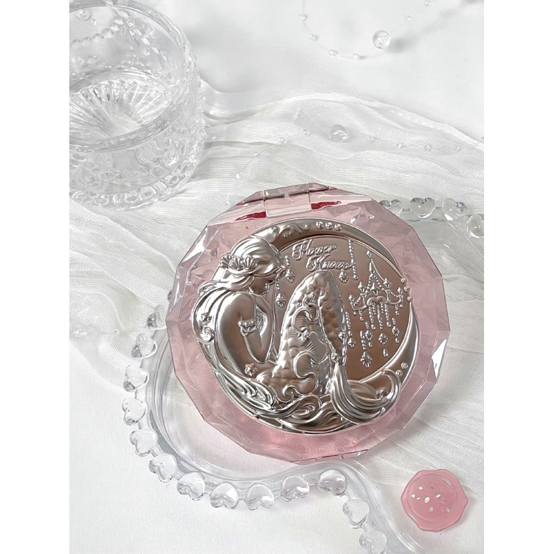 Gương Trang Điểm Kỷ Niệm 7 Năm Flower Knows Hình Hoa Xinh Xắn/Gương gập Tiên Cá Mermaid 7th anniversary