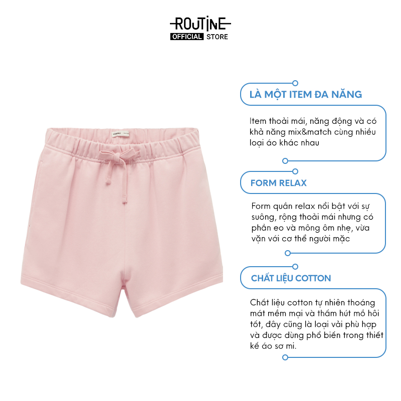 Quần Short Nữ Ngắn Form Relax - Routine 10F22PSHW001