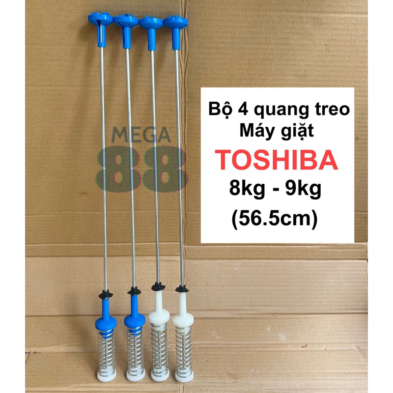 Bộ 4 ti treo máy giặt Toshiba 9kg zin hãng - quang treo chống rung lắc máy giặt
