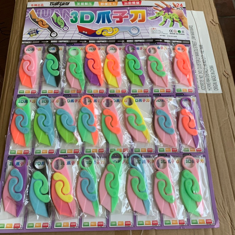 Vỉ 24 Dao quay loại bé màu sác bắt, giá rẻ