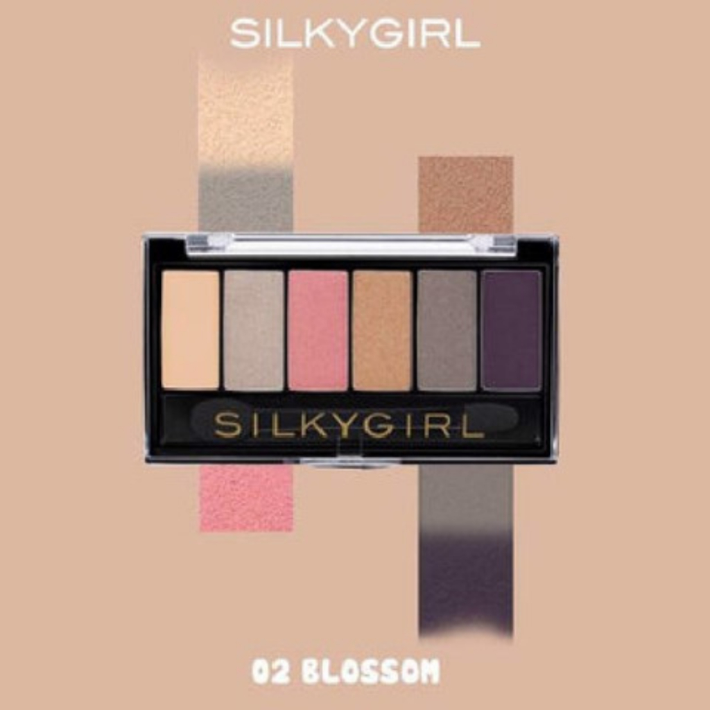 Bảng Phấn Mắt 6 Ô Silkygirl Truly Nude Eye Shadow Palette