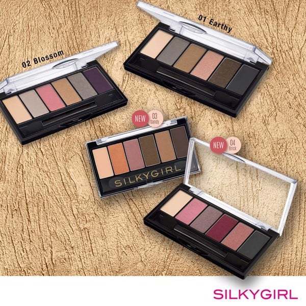 Bảng Phấn Mắt 6 Ô Silkygirl Truly Nude Eye Shadow Palette