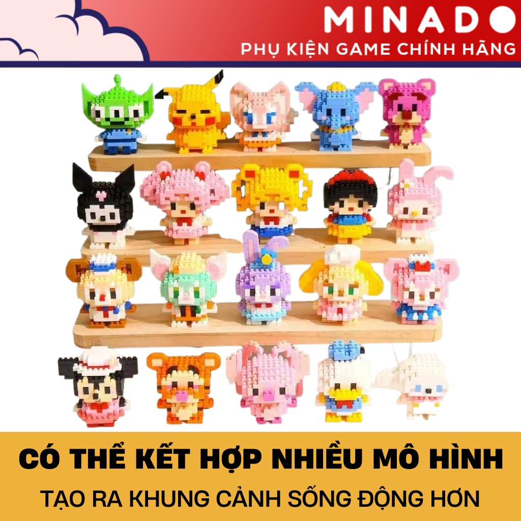 Bộ mô hình đồ chơi lắp ráp xếp hình mini 3D nhân vật hoạt hình Toy Story siêu dễ thương - Minado