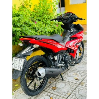 Tem rời 3 lớp ex 150 - mẫu tem mx chế zin dán xe đỏ xám