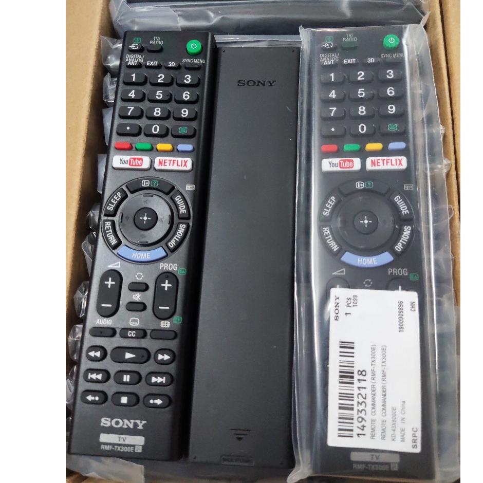 Điều khiển tivi Sony TX300E(TX300P) sản xuất MALAYSIA- DÙNG THAY THẾ TẤT CẢ TV SONY
