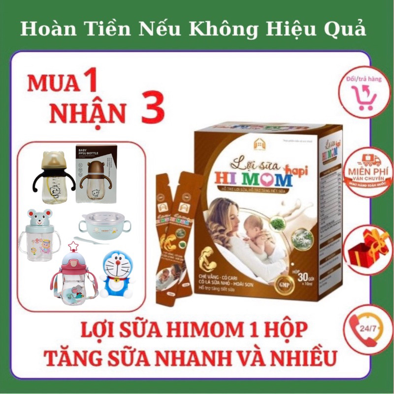 Lợi Sữa Hi Mom Hapi Chính Hãng Tặng Gói Lẻ