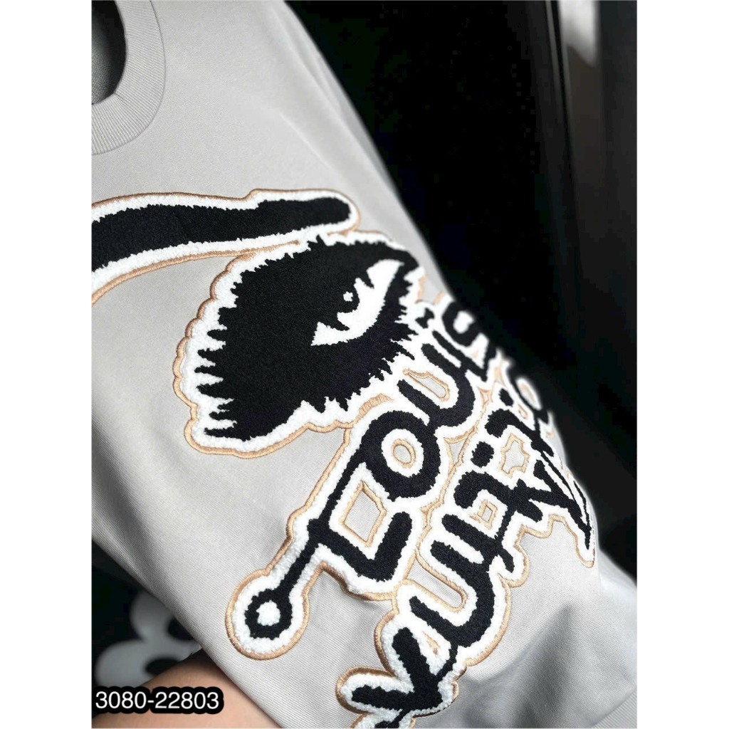 Áo nỉ LV thêu chữ siêu hot - Áo nỉ LV nam