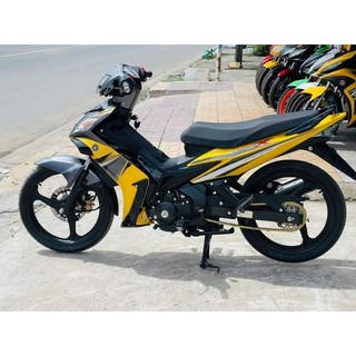 Tem rời 3 lớp ex135-2010 - mẫu tem chế x dán xe vàng xám mới