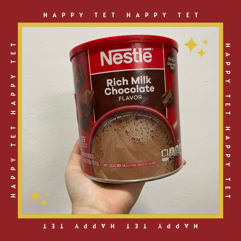 NESTLE Rich Milk Chocolate uống liền kiểu Mỹ DATE MỚI
