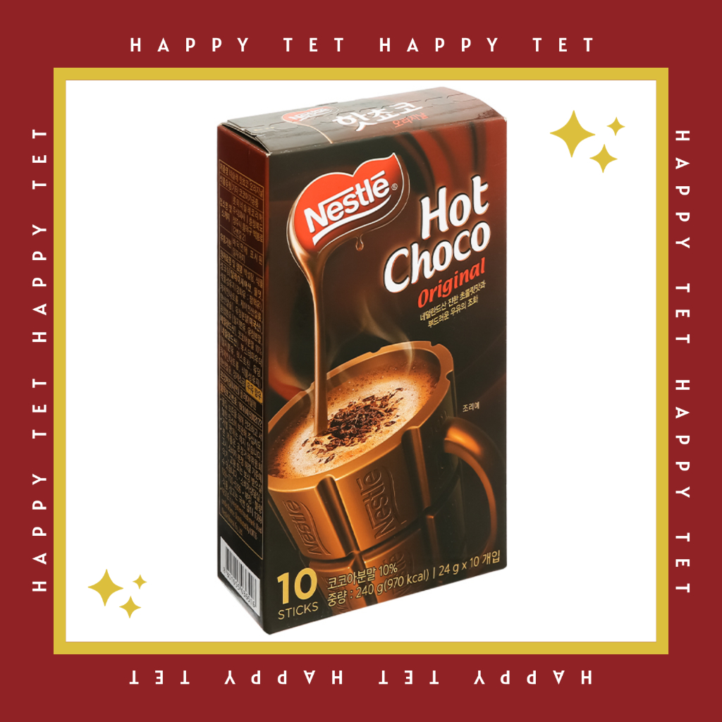 NESTLE HOT CHOCO cacao uống liền - date mới 05/2025
