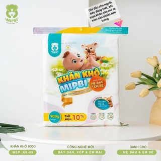  Khăn vải khô đa năng Mipbi 900g ❎FREESHIP❎ Giấy khô đa năng Mipbi BỊCH SIÊU TO TIẾT KIỆM CÓ TEM CHỐNG HÀNG GIẢ 