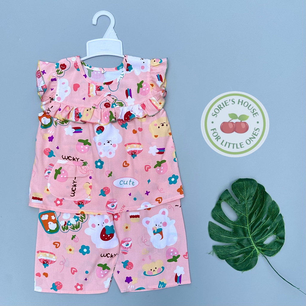 Bộ tole lanh LỬNG bé gái