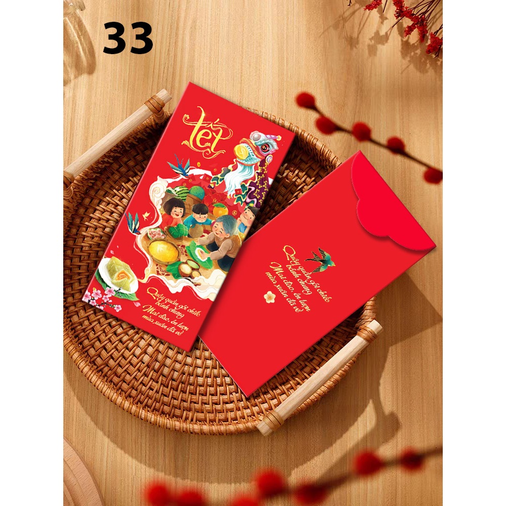 100 Bao Lì Xì Tết chọn mẫu từ